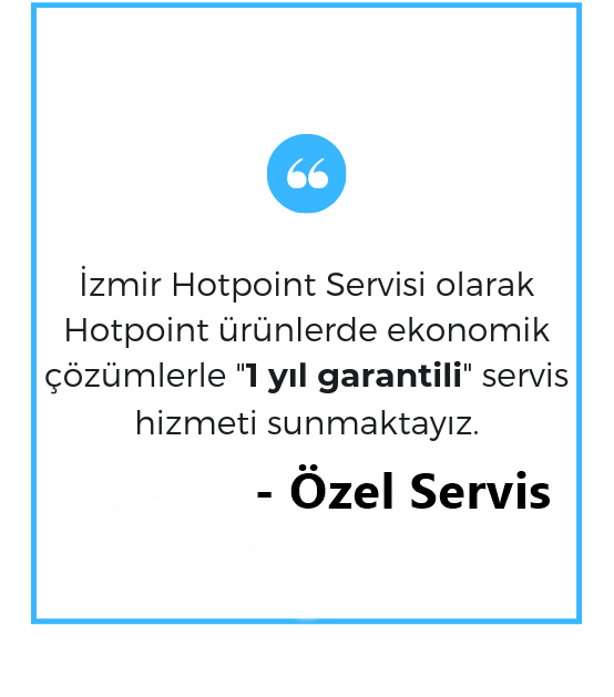 İzmir Hotpoint Servisi